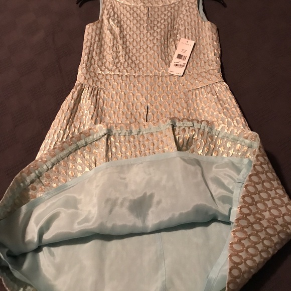 Ralph Lauren Mint and Gold dress - Picture 4 of 4